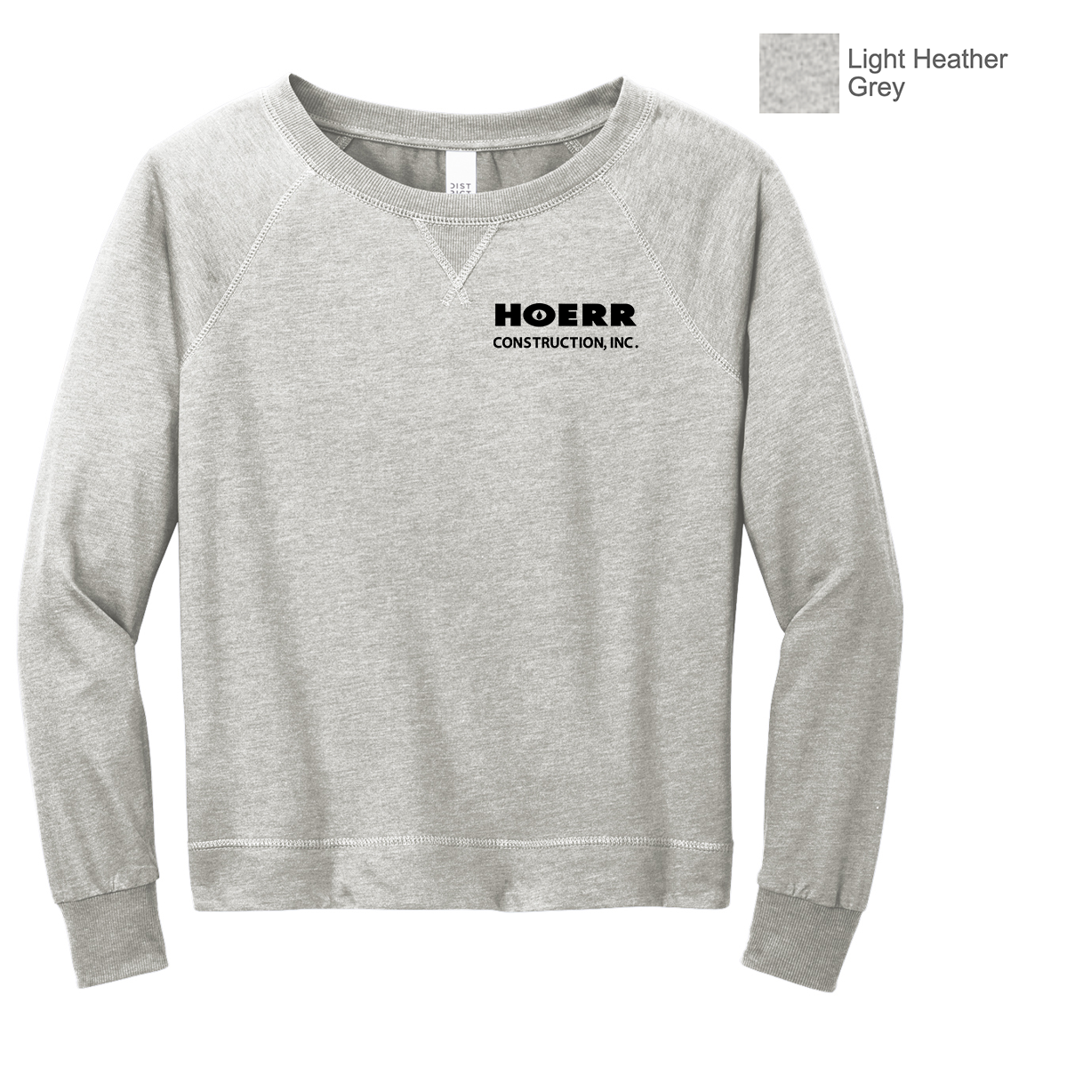 HC - Embroidered - District® Women’s Featherweight French Terry™ Long Sleeve Crewneck