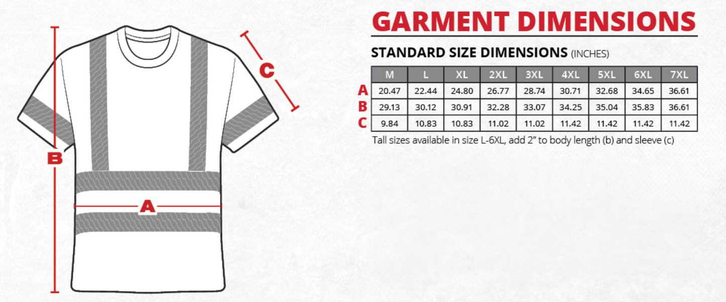 GBL - Printed - ANSI Class 3 Cotton Rich Short Sleeve T-Shirt