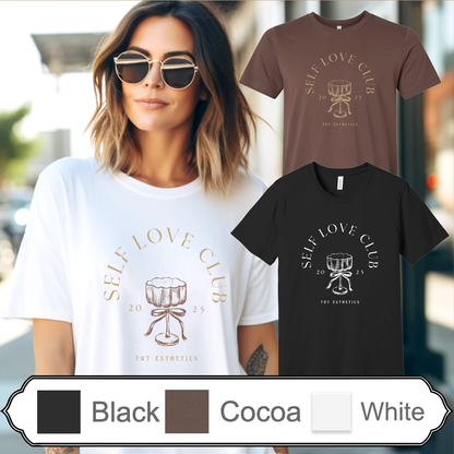 707 - Self Love Club - BELLA+CANVAS® Unisex Jersey Short Sleeve Tee