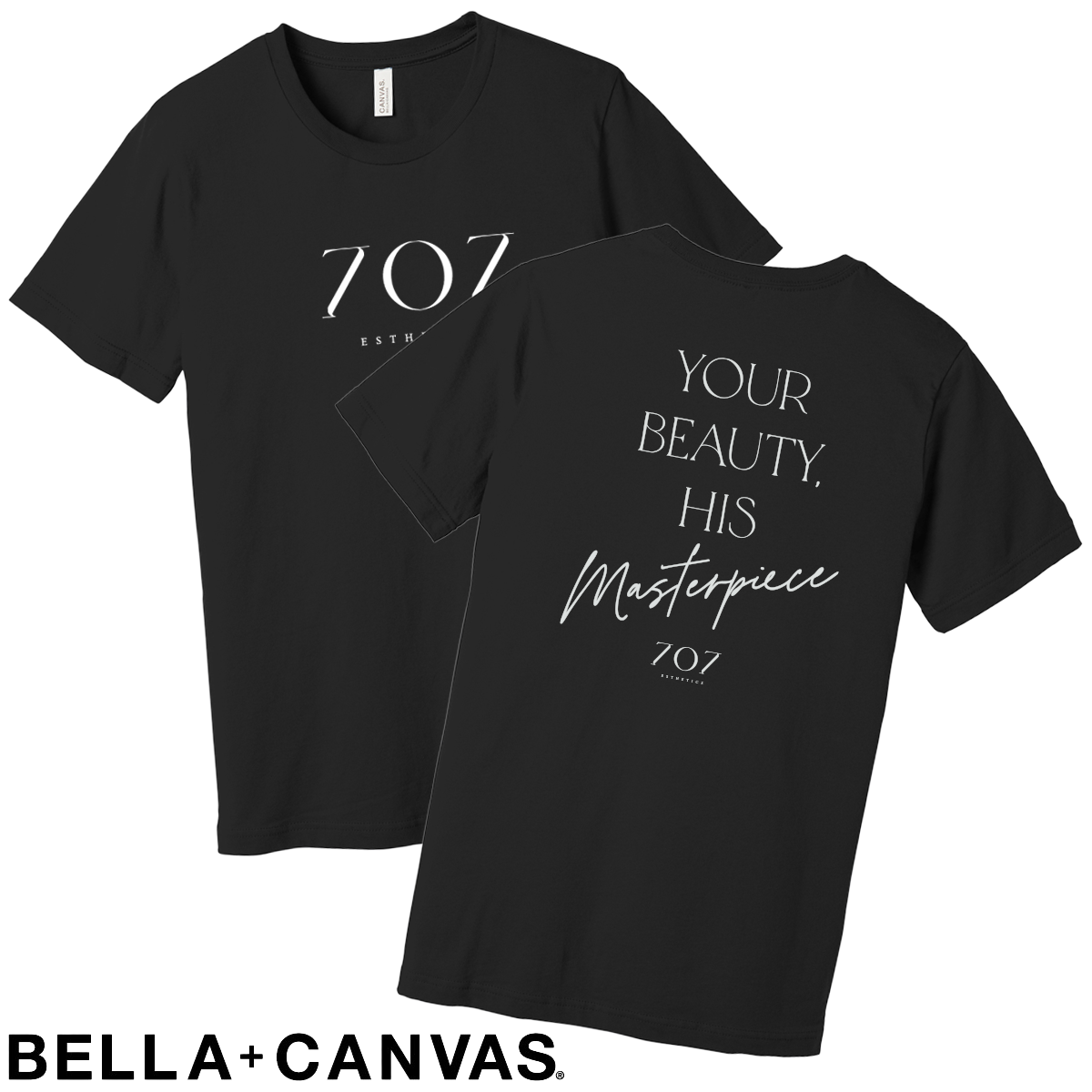 707 - Your Beauty His Masterpiece - BELLA+CANVAS® Unisex Jersey Short Sleeve Tee