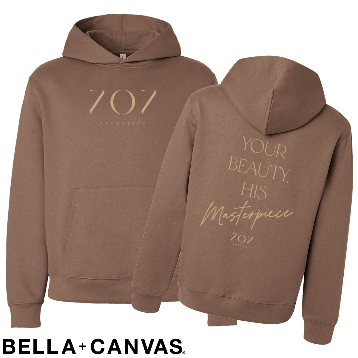 707 - Your Beauty His Masterpiece - BELLA+CANVAS® - Unisex 10 oz. Heavyweight Hoodie