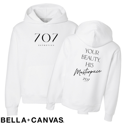 707 - Your Beauty His Masterpiece - BELLA+CANVAS® - Unisex 10 oz. Heavyweight Hoodie