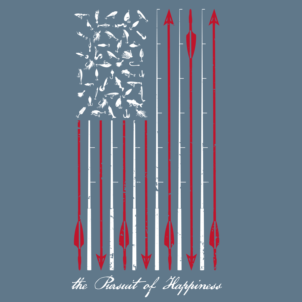 Bow'd Up - The Pursuit of Happiness - Comfort Colors® Heavyweight Ring Spun Long Sleeve Tee - Unisex Cut