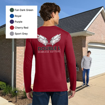 Double L - Printed Gildan Softstyle® Long Sleeve T-Shirt