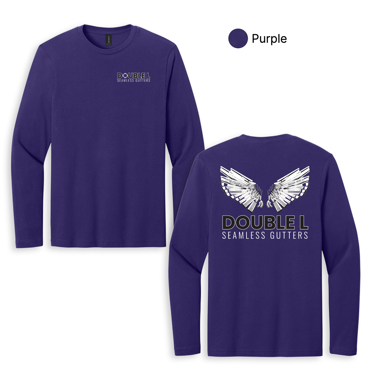 Double L - Printed Gildan Softstyle® Long Sleeve T-Shirt