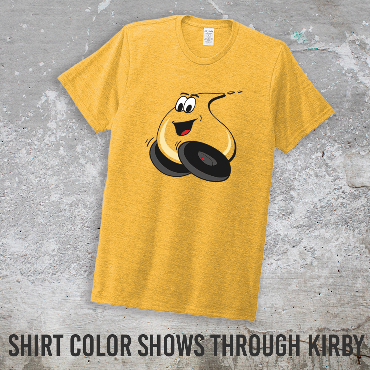 Ken's Oil Full Front Kirby Print - Allmade® Unisex Tri-Blend Tee