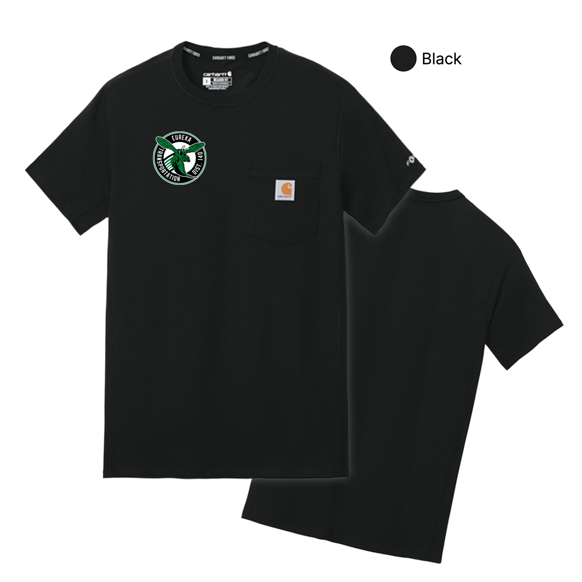 D140TD - Printed - Carhartt Force® Short Sleeve Pocket T-Shirt