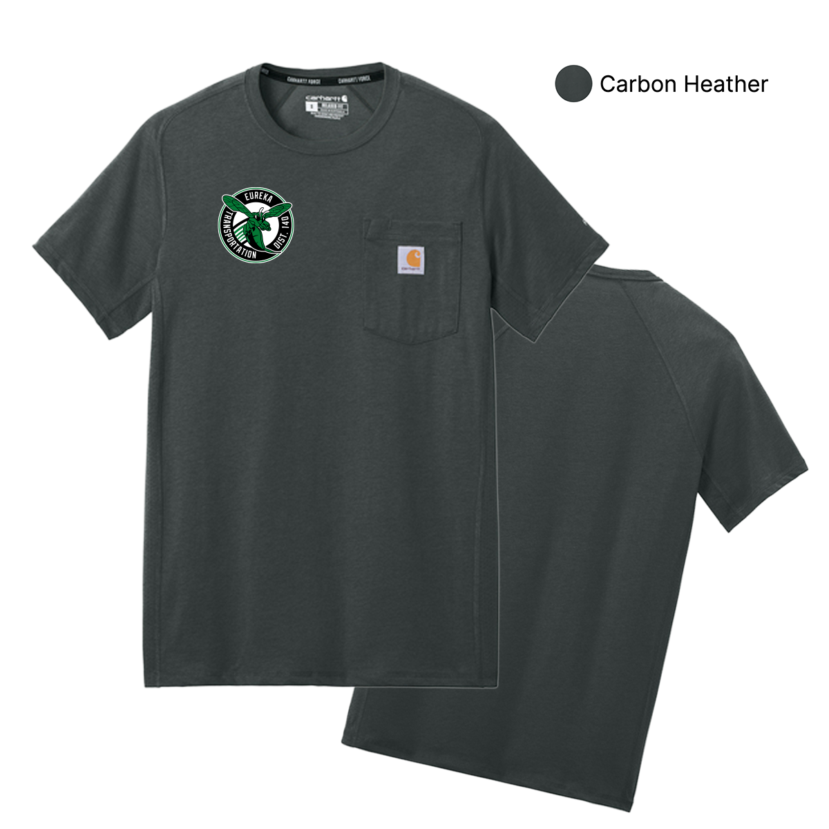 D140TD - Printed - Carhartt Force® Short Sleeve Pocket T-Shirt