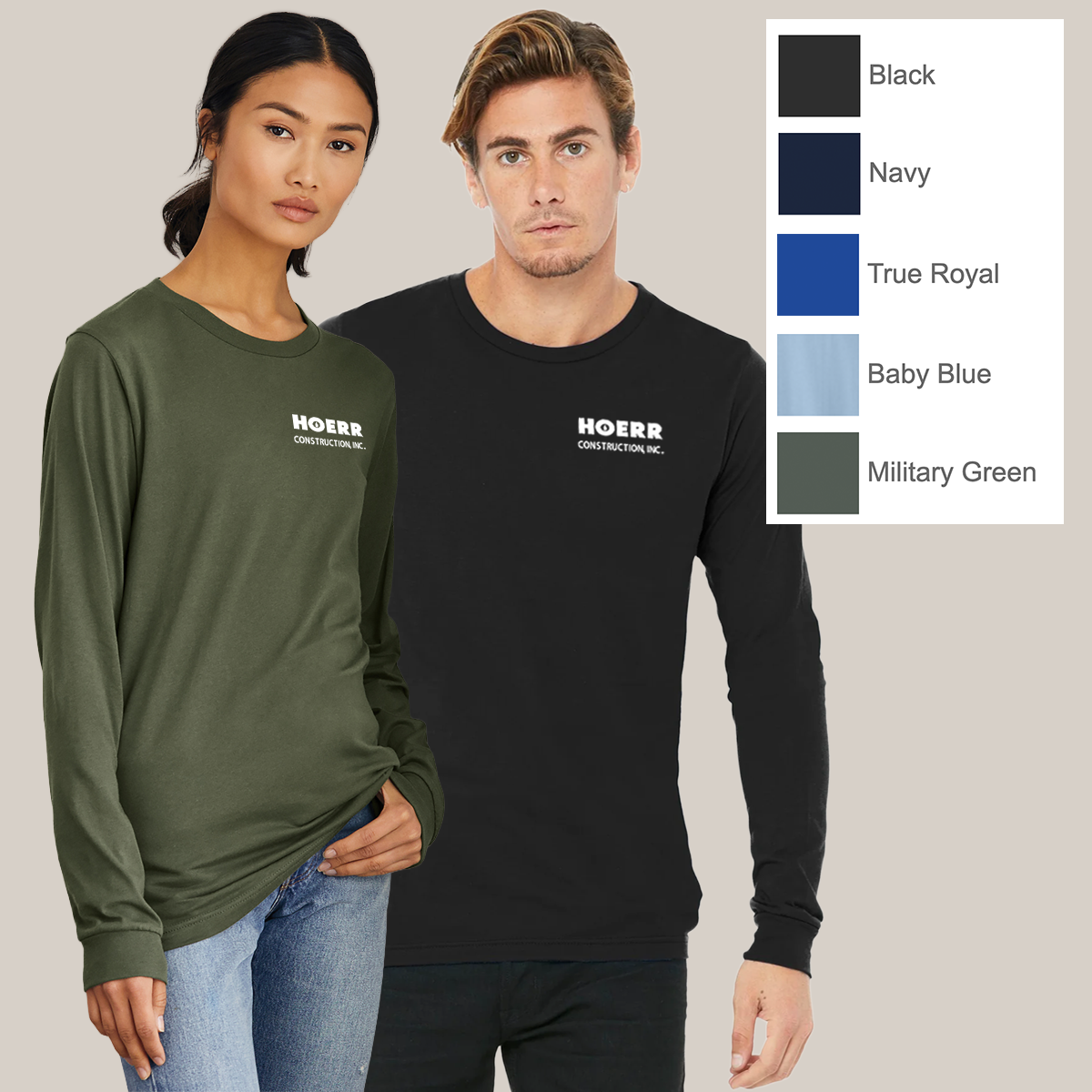 HC - Printed - BELLA+CANVAS® Unisex Jersey Long Sleeve Tee