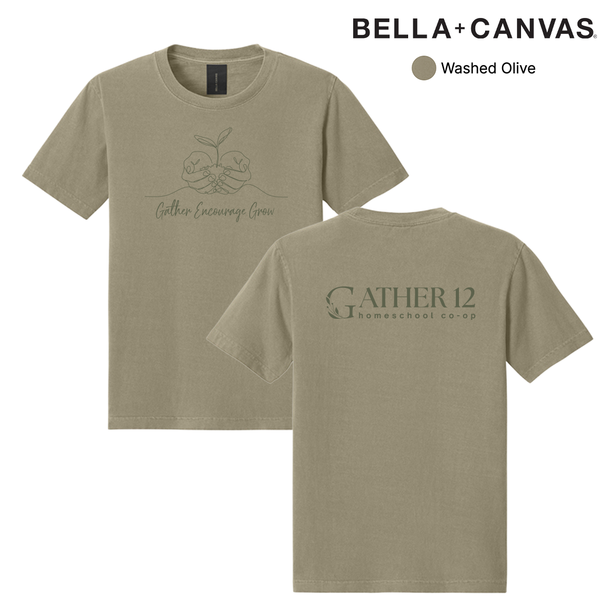 G12 - Printed - Unisex Adult - BELLA+CANVAS® Unisex Heavyweight Garment-Dyed Tee