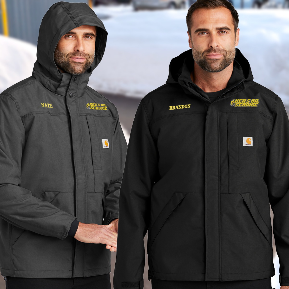 Ken's Oil Embroidered Carhartt® Storm Defender® Shoreline Jacket