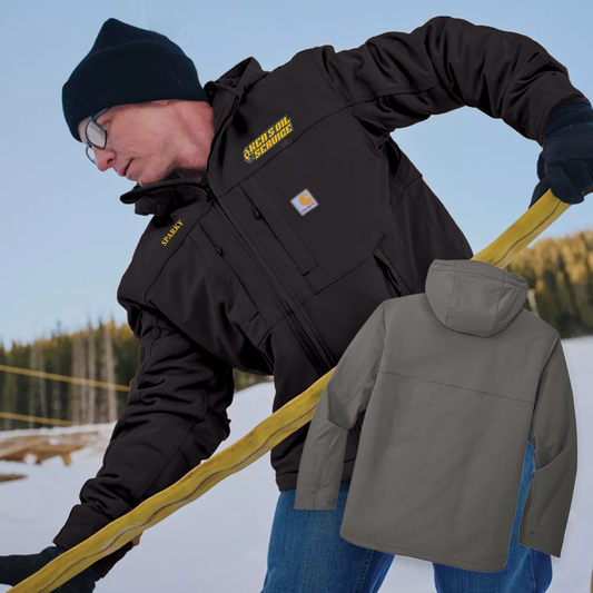 Ken's Oil Embroidered Carhartt® Super Dux™ Insulated Hooded Coat