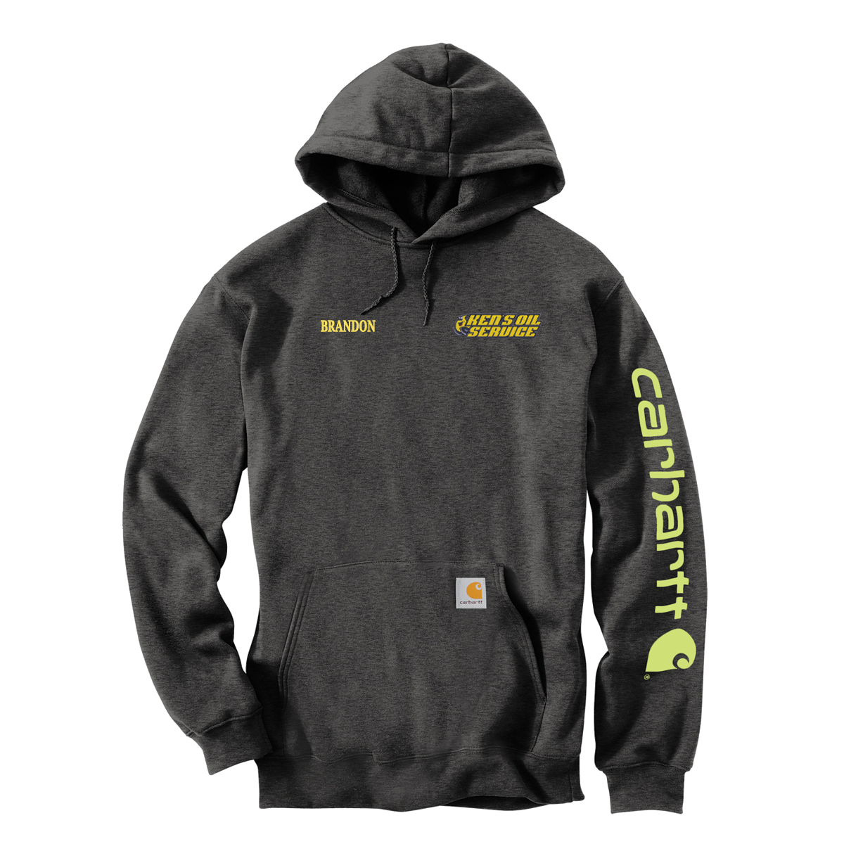 Ken's Oil Embroidered Carhartt® Midweight Hooded Logo Sweatshirt