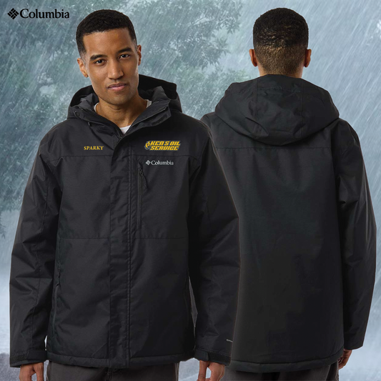 Ken's Oil Embroidered Columbia Men's Tipton Peak™ III Insulated Hooded Jacket