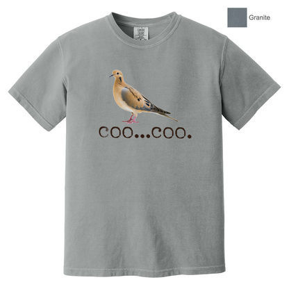 Bow'd Up - Coo... Coo. - Comfort Colors® Heavyweight Ring Spun Tee - Unisex Cut