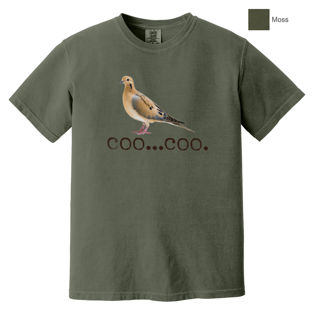 Bow'd Up - Coo... Coo. - Comfort Colors® Heavyweight Ring Spun Tee - Unisex Cut