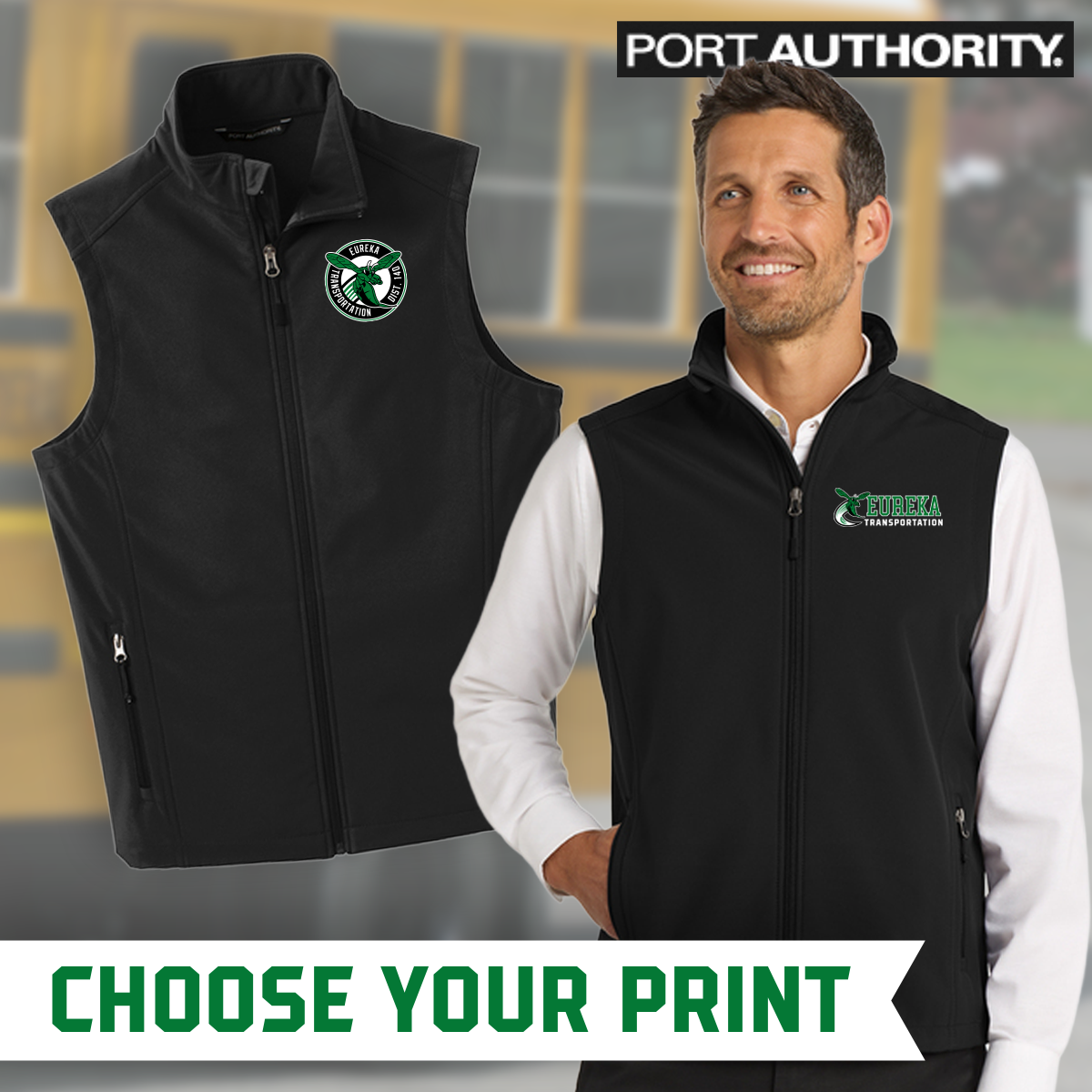 D140TD - Printed - Port Authority® Core Soft Shell Vest
