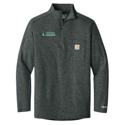 D140TD - Printed- Carhartt Force® 1/4-Zip Long Sleeve T-Shirt
