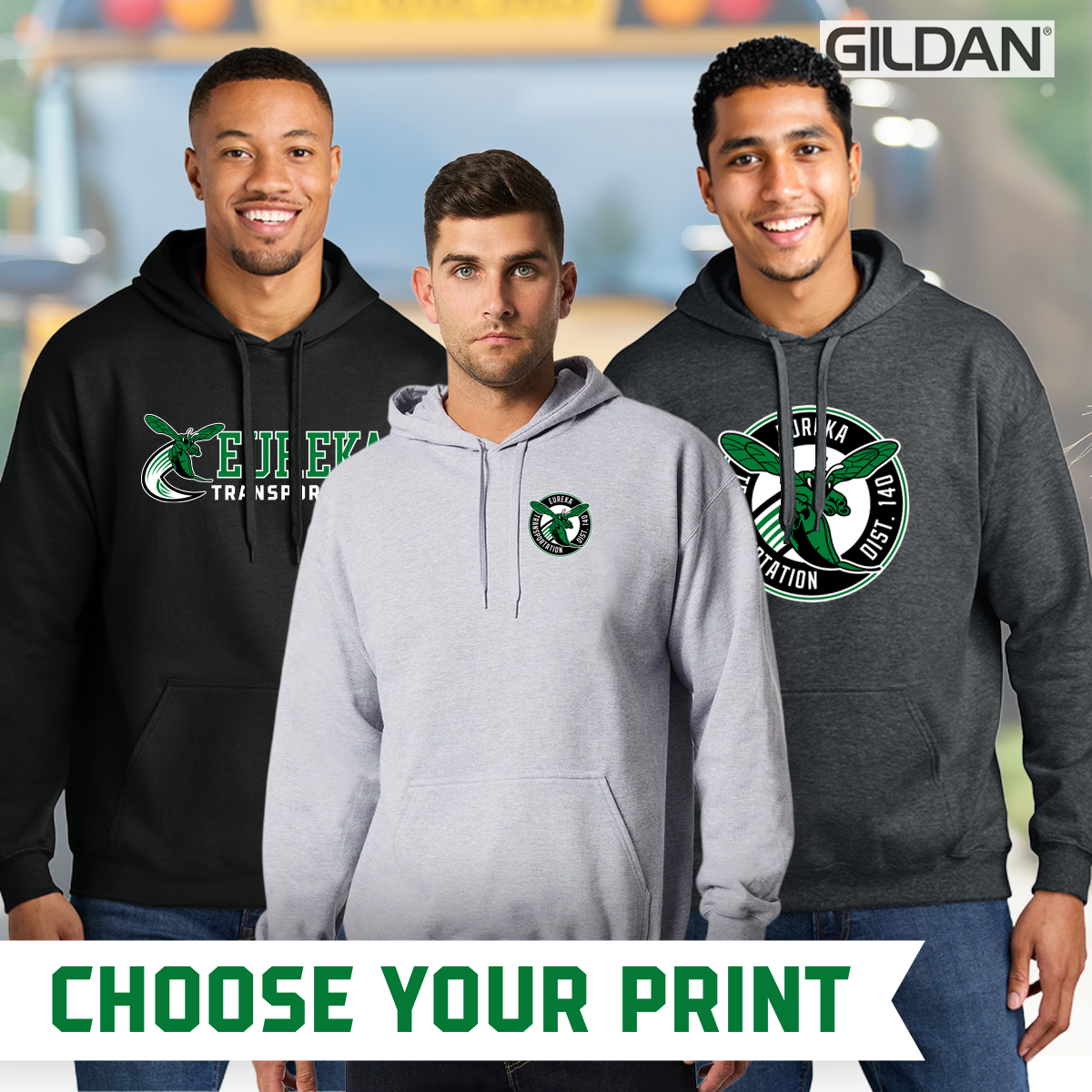 D140TD - Printed - Gildan® Softstyle® Midweight Pullover Hooded Sweatshirt