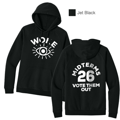 Just WOKE - District® Cloud Fleece Hoodie - Unisex Cut