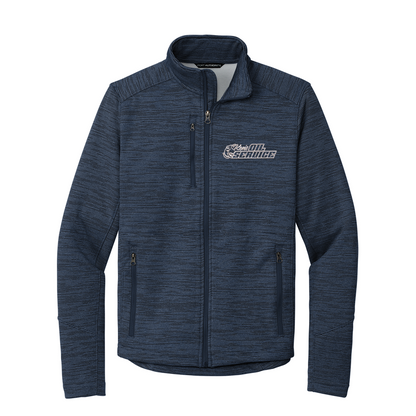 Ken's Oil Embroidered Port Authority® Digi Stripe Fleece Jacket