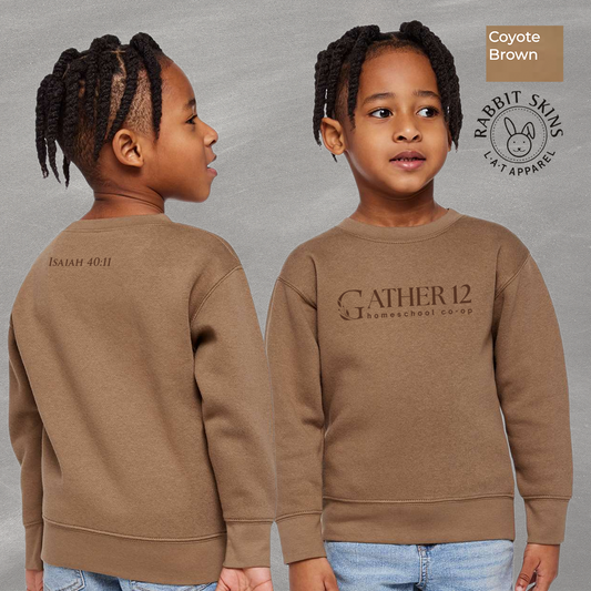 G12 - Printed - Rabbit Skins - Toddler Fleece Crewneck Sweatshirt