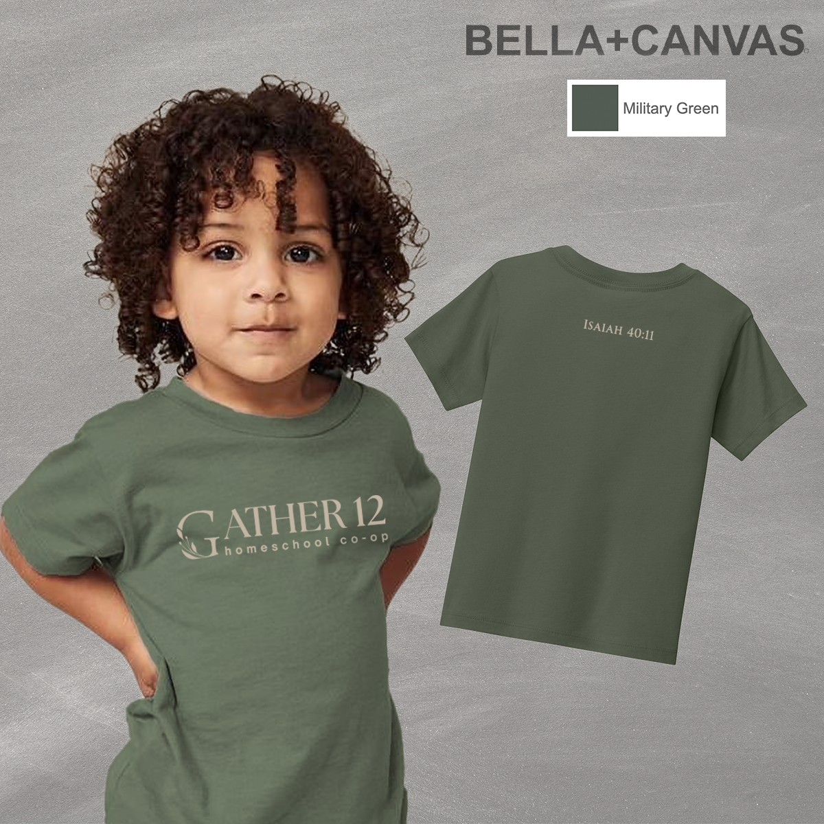 G12 - Printed - BELLA+CANVAS® Toddler Jersey Tee