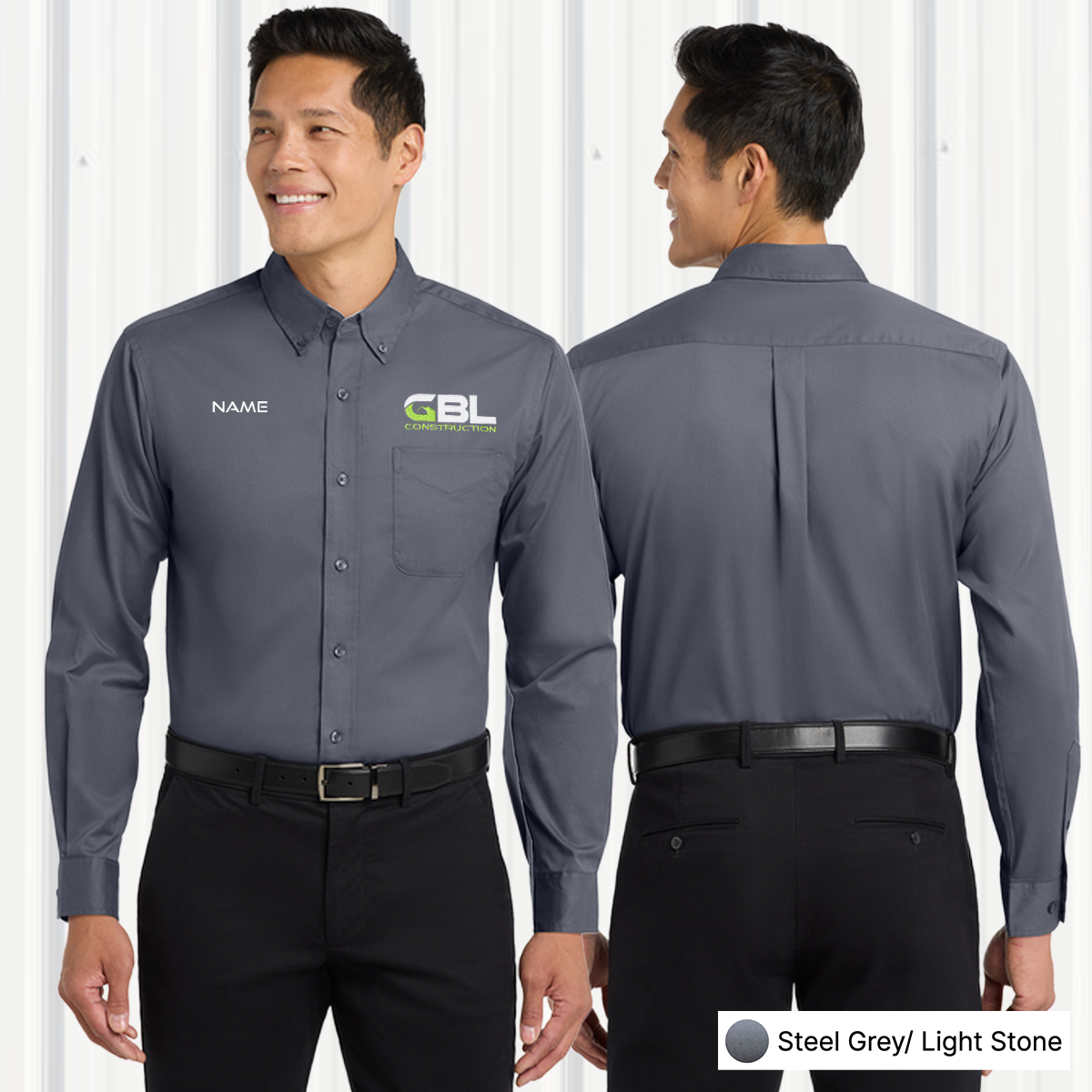 GBL - Embroidered - Port Authority® Tall Long Sleeve Easy Care Shirt