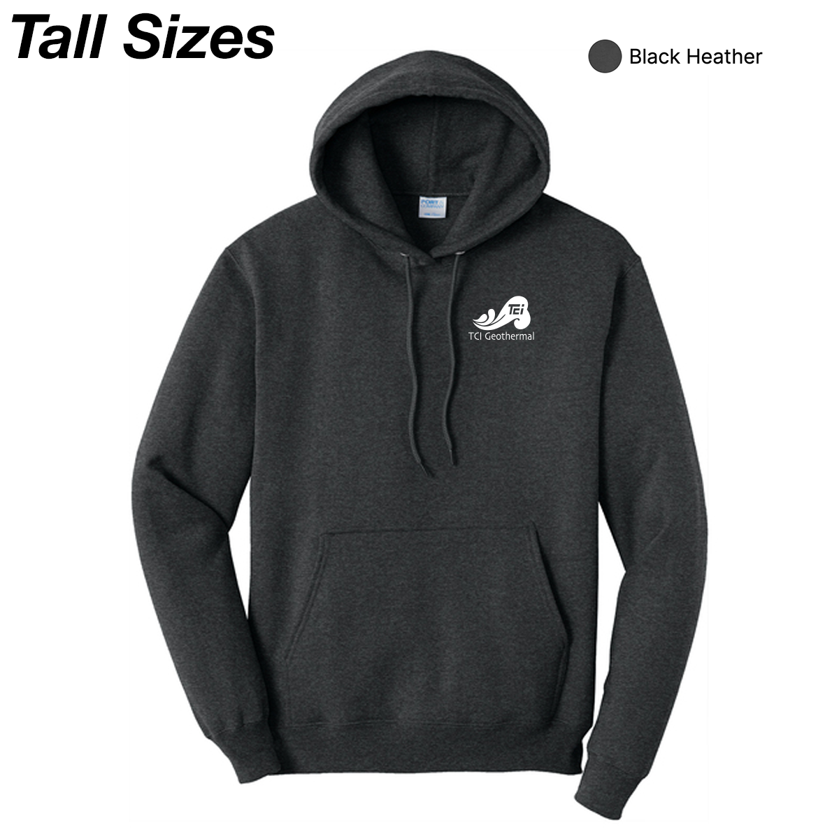 TCI - Port & Co® Tall Core Fleece Pullover Hooded Sweatshirt