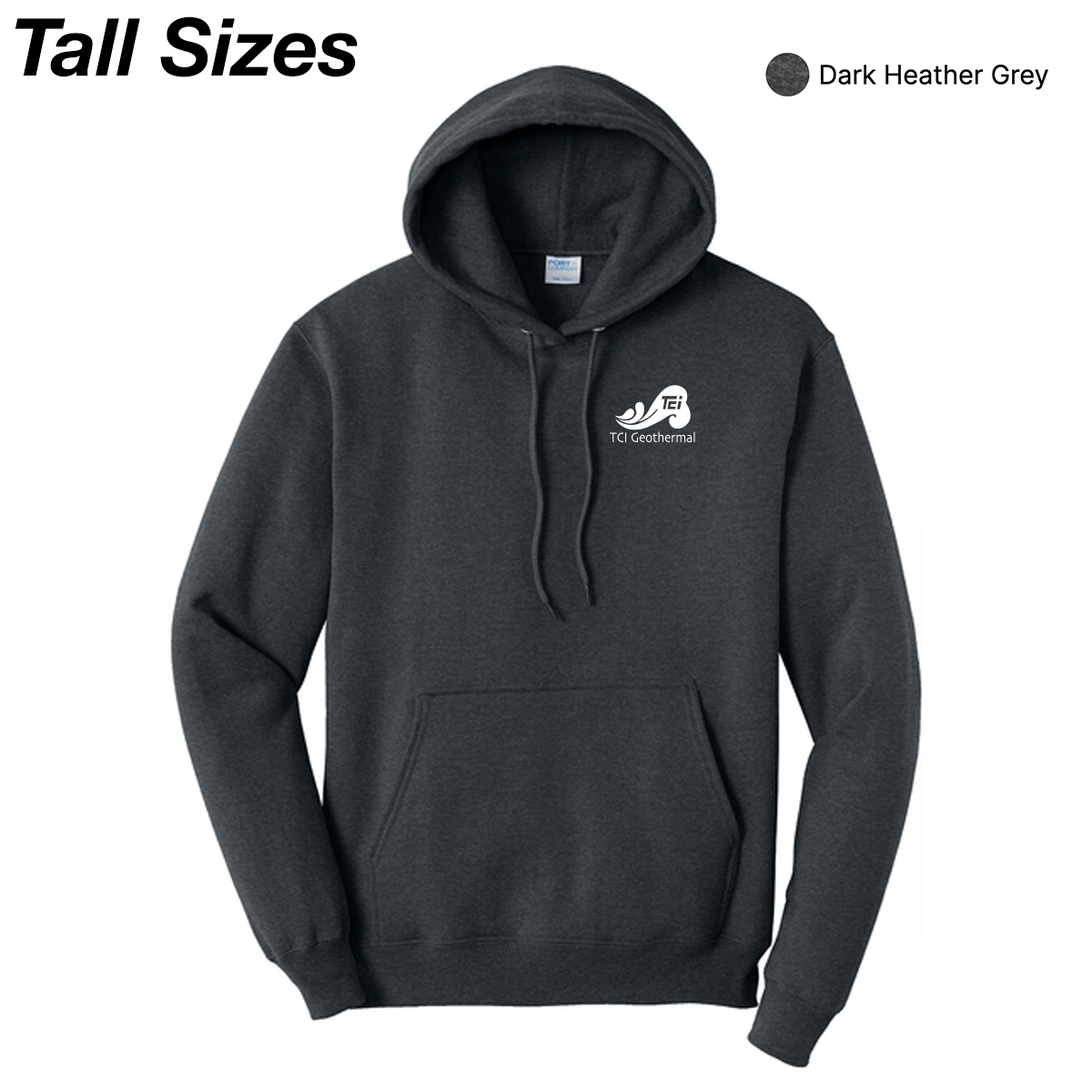 TCI - Port & Co® Tall Core Fleece Pullover Hooded Sweatshirt