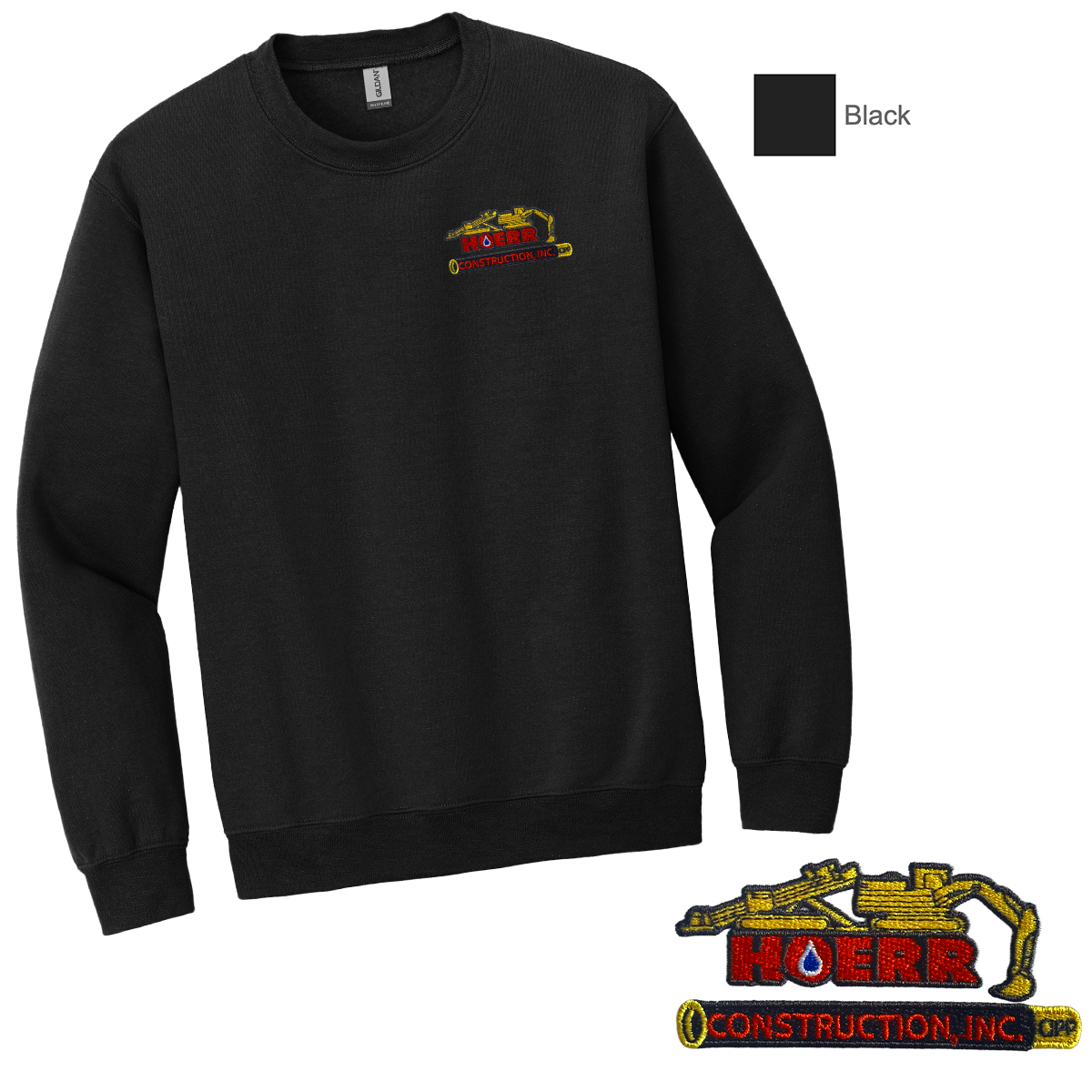 HC - Embroidered - Gildan® Heavy Blend™ Crewneck Sweatshirt