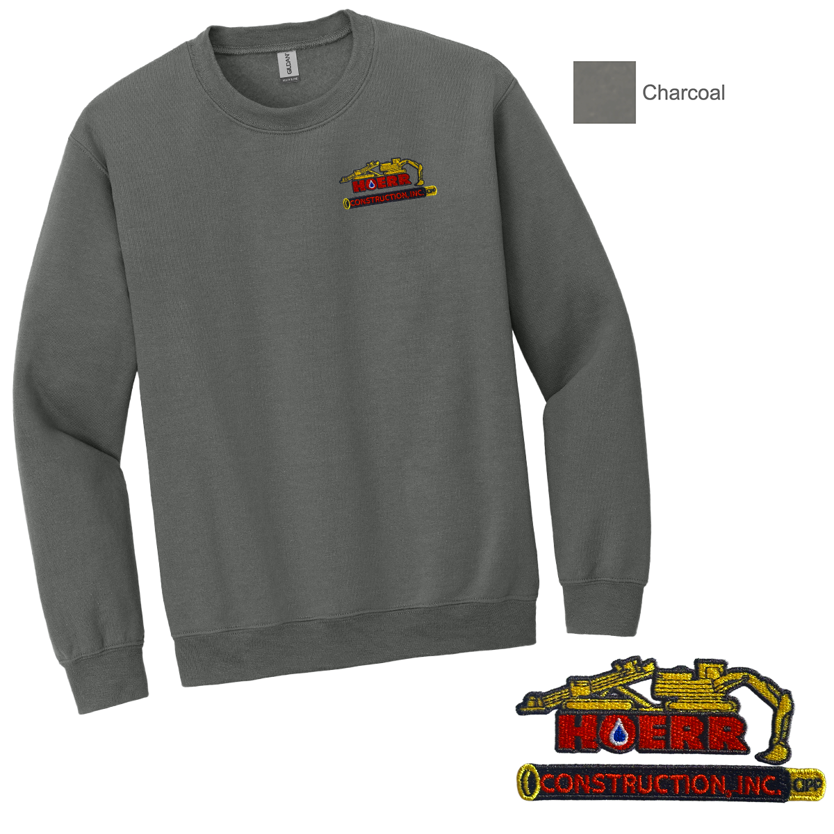 HC - Embroidered - Gildan® Heavy Blend™ Crewneck Sweatshirt