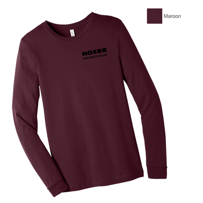 HC - Printed - BELLA+CANVAS® Unisex Jersey Long Sleeve Tee - The Ladies' Requested Colors