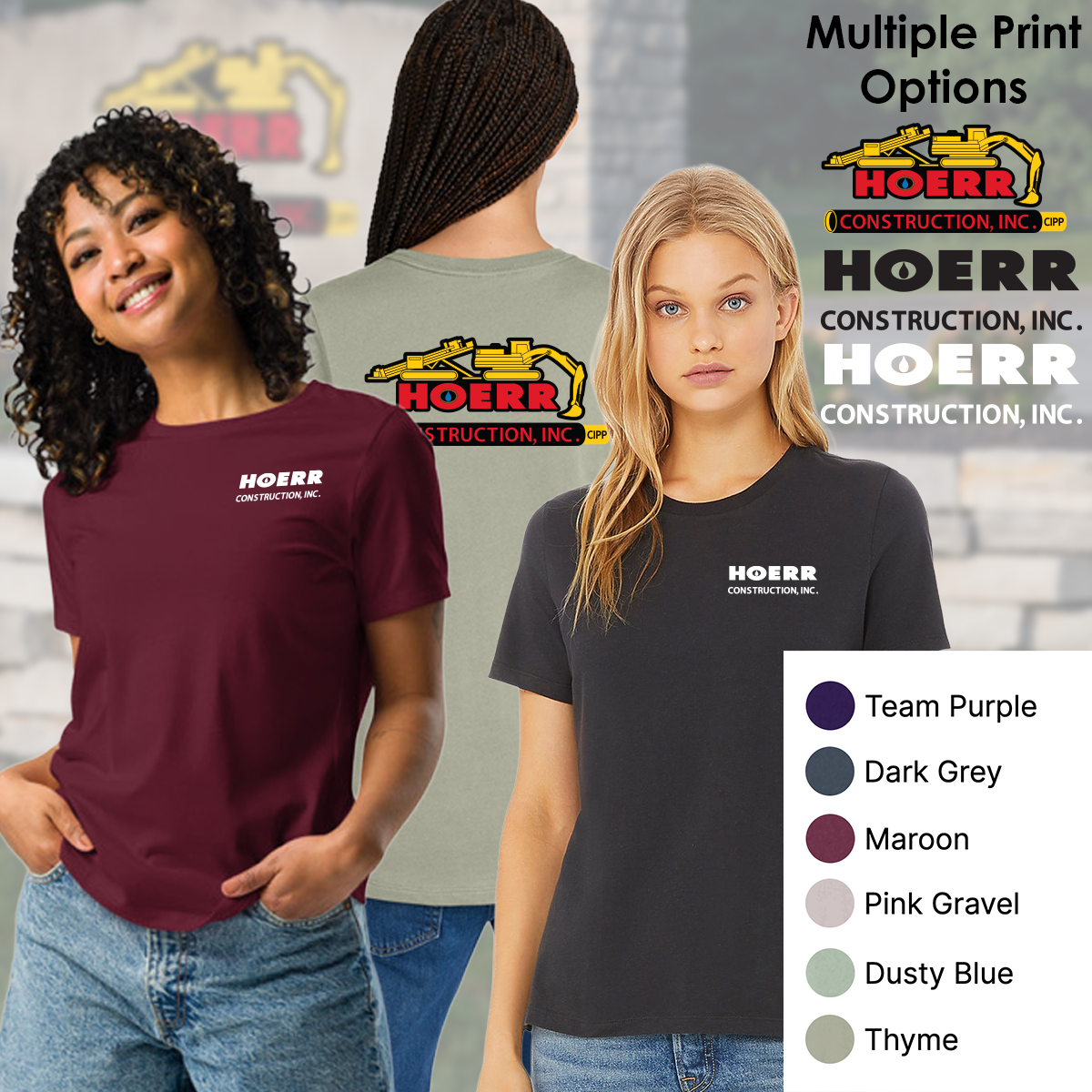 HC - Printed - Women’s Relaxed Jersey Tee