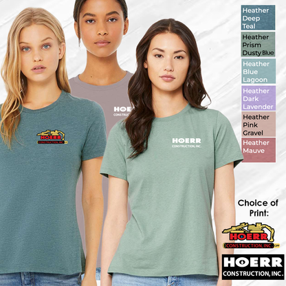 HC - Printed - BELLA+CANVAS® Women’s Relaxed CVC Tee