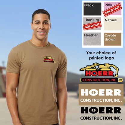 HC - Printed - Unisex Fine Jersey Tee - Adult Sizes