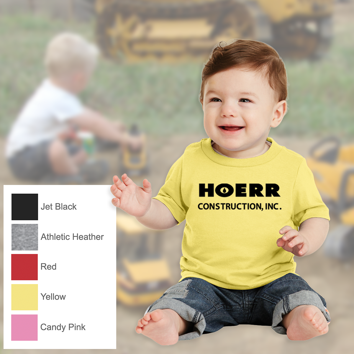 HC - Printed - Port & Co™ Infant Core Cotton Tee