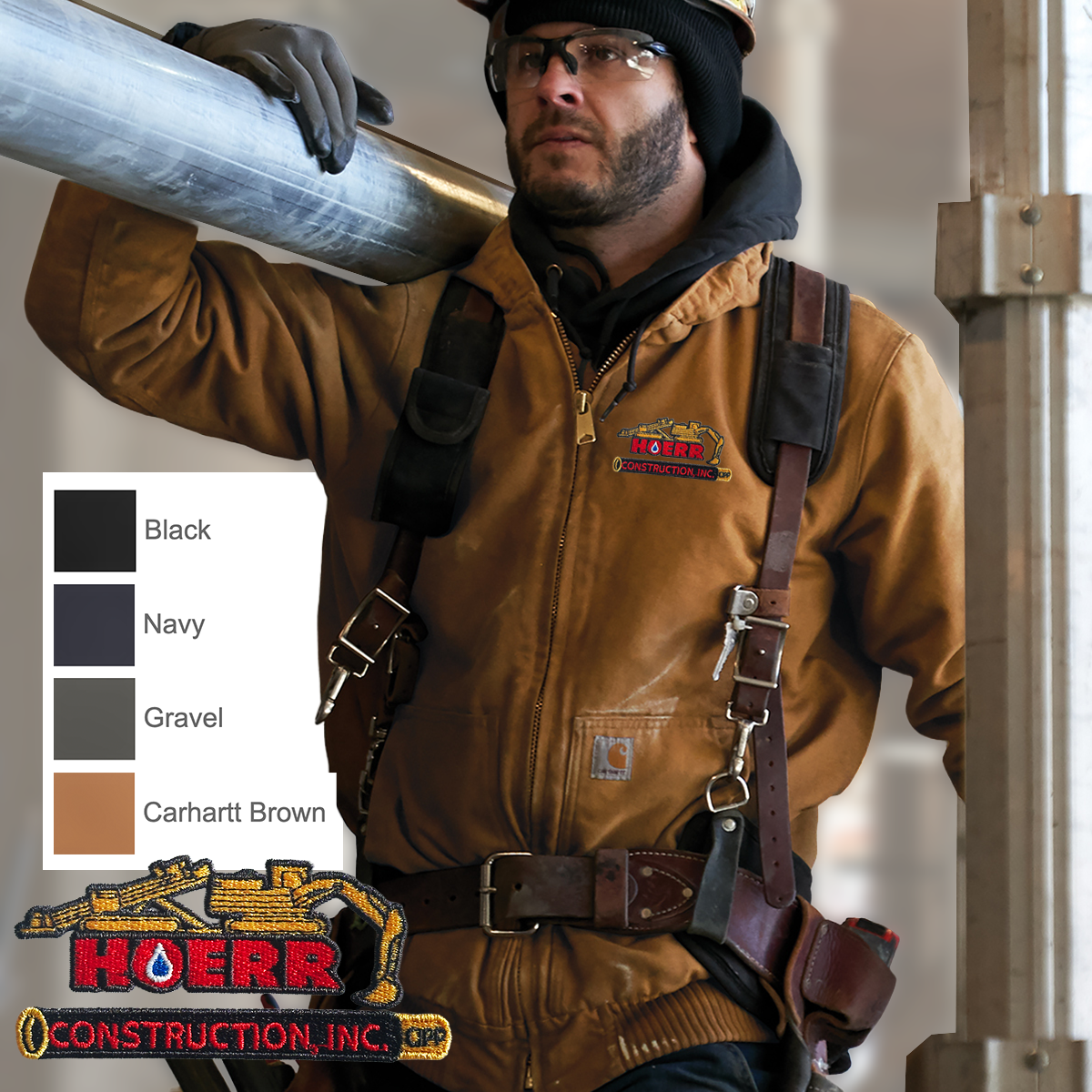 HC - Embroidered - Carhartt® Washed Duck Active Jac - (Loose Fit)