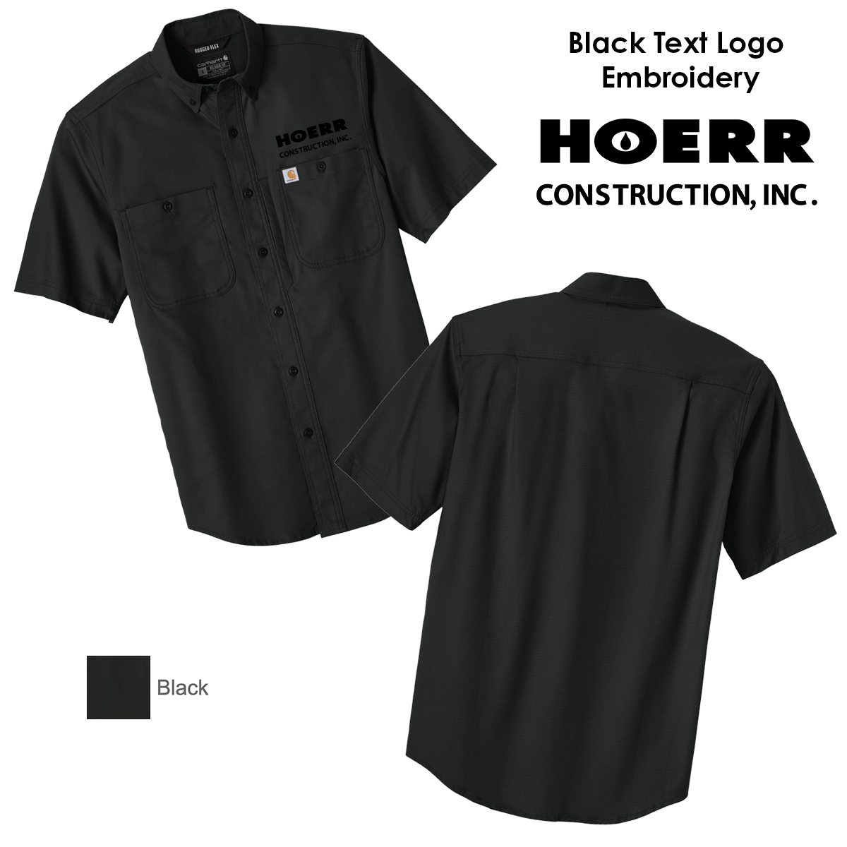 HC - Embroidered - Carhartt® Rugged Professional™ Series Short Sleeve Shirt