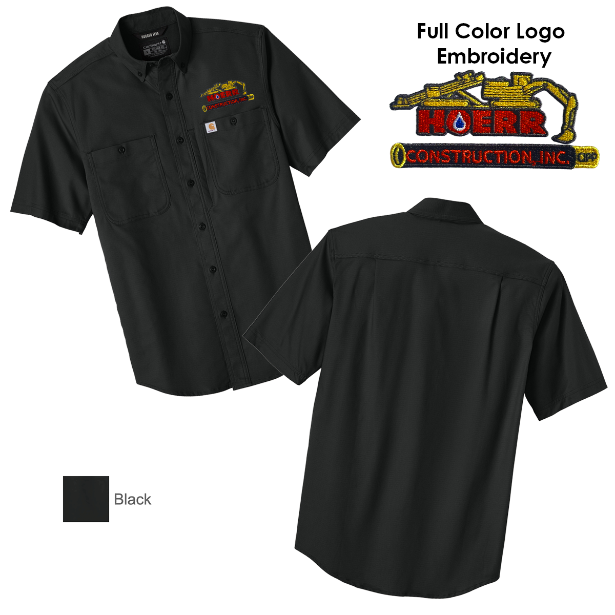 HC - Embroidered - Carhartt® Rugged Professional™ Series Short Sleeve Shirt
