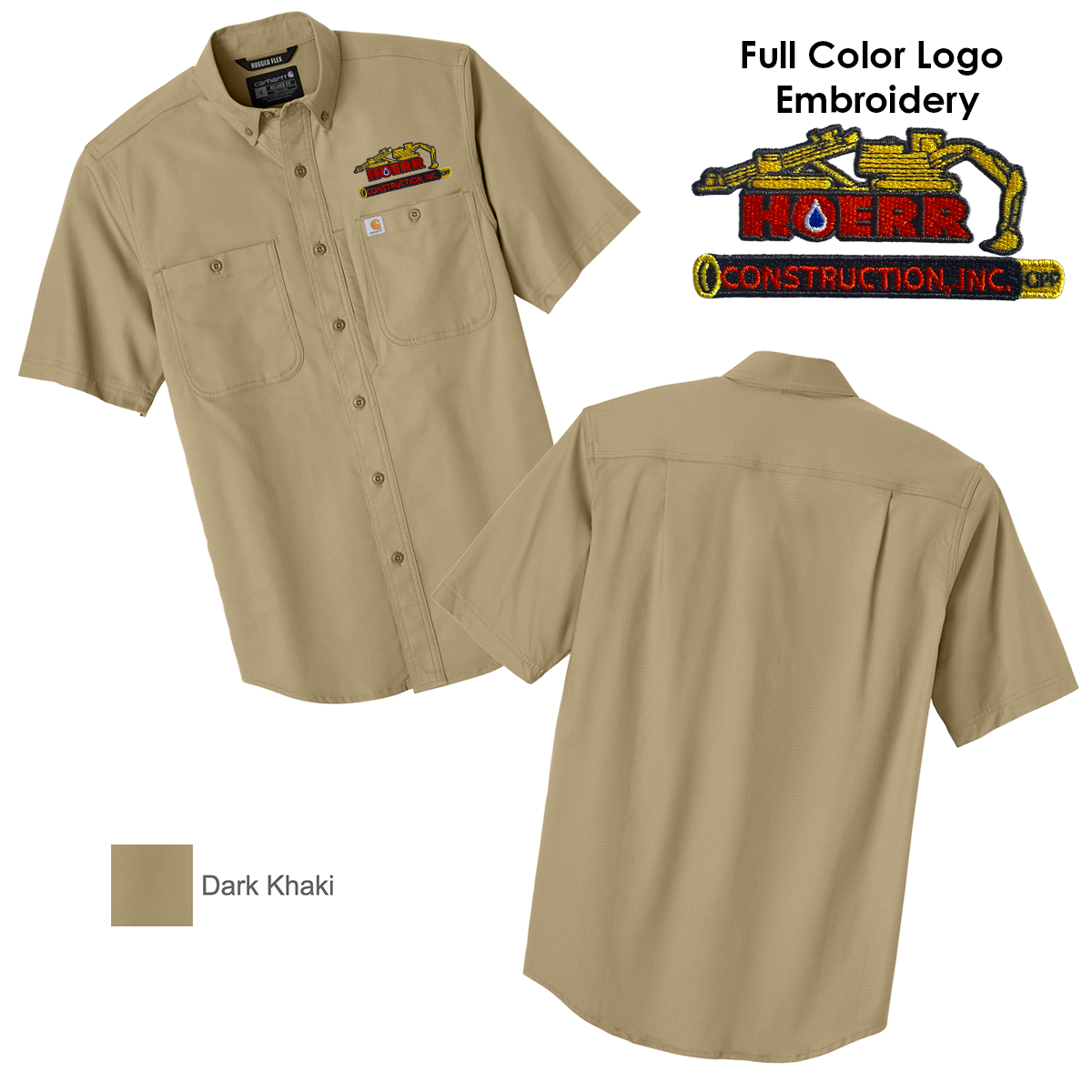 HC - Embroidered - Carhartt® Rugged Professional™ Series Short Sleeve Shirt