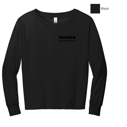 HC - Embroidered - District® Women’s Featherweight French Terry™ Long Sleeve Crewneck