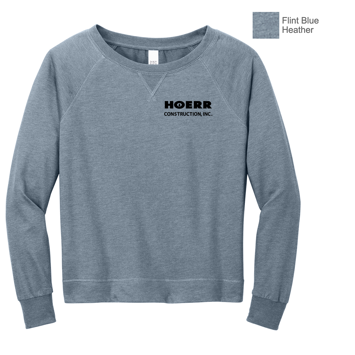 HC - Embroidered - District® Women’s Featherweight French Terry™ Long Sleeve Crewneck