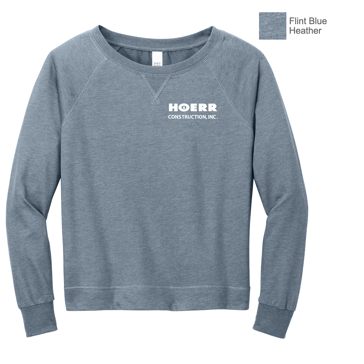 HC - Embroidered - District® Women’s Featherweight French Terry™ Long Sleeve Crewneck