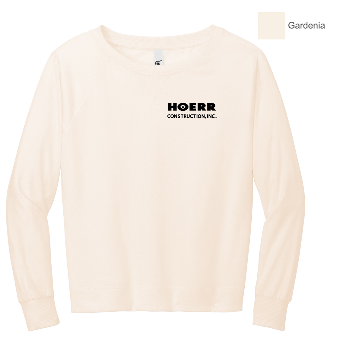 HC - Embroidered - District® Women’s Featherweight French Terry™ Long Sleeve Crewneck