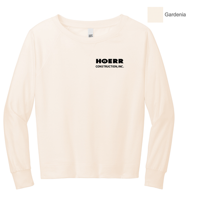 HC - Embroidered - District® Women’s Featherweight French Terry™ Long Sleeve Crewneck