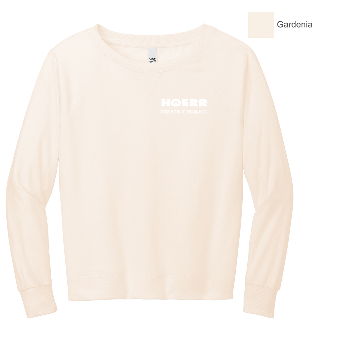 HC - Embroidered - District® Women’s Featherweight French Terry™ Long Sleeve Crewneck