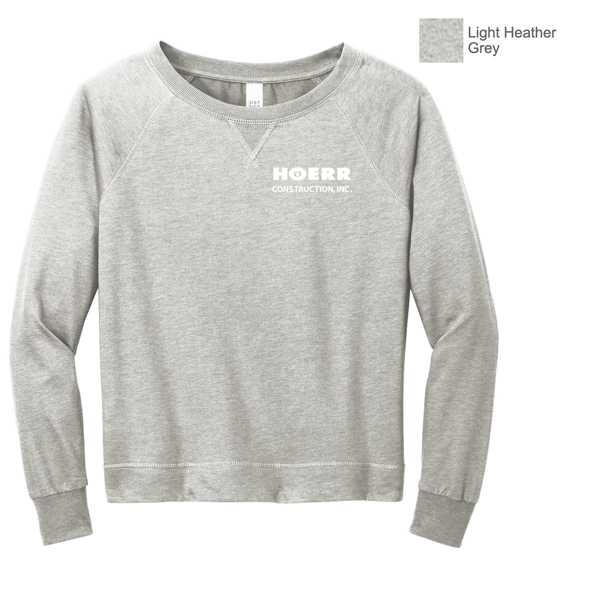 HC - Embroidered - District® Women’s Featherweight French Terry™ Long Sleeve Crewneck