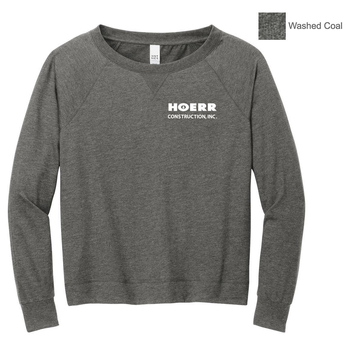 HC - Embroidered - District® Women’s Featherweight French Terry™ Long Sleeve Crewneck