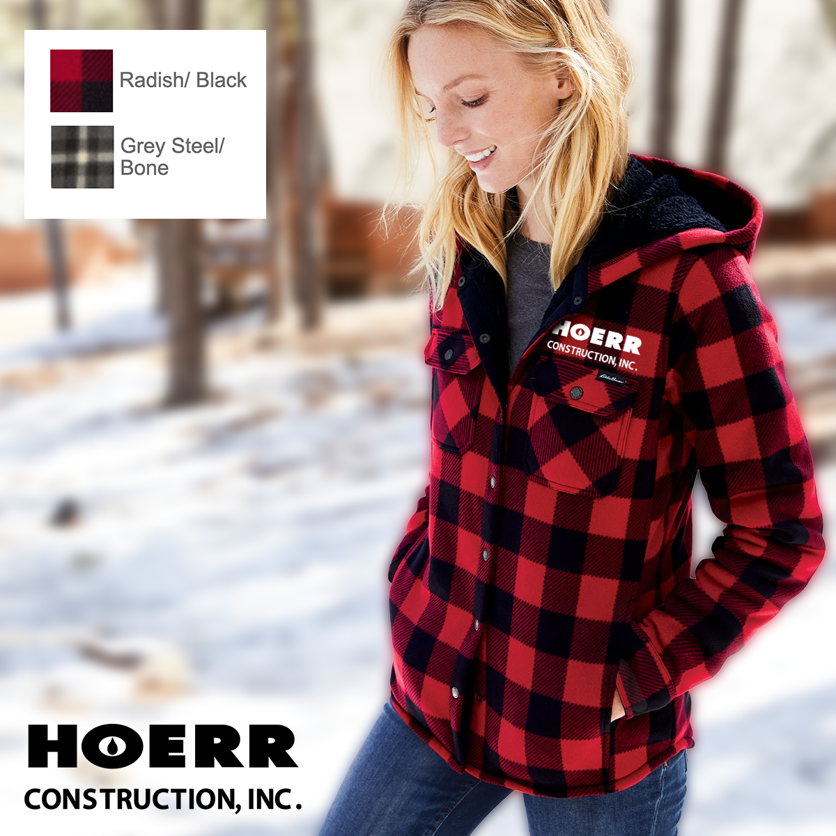 HC - Embroidered - Eddie Bauer Women's Woodland Shirt Jac